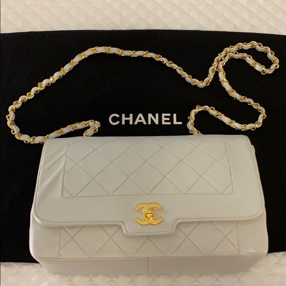 Pre- Loved Chanel Diana Flap Bag with Dust Bag
